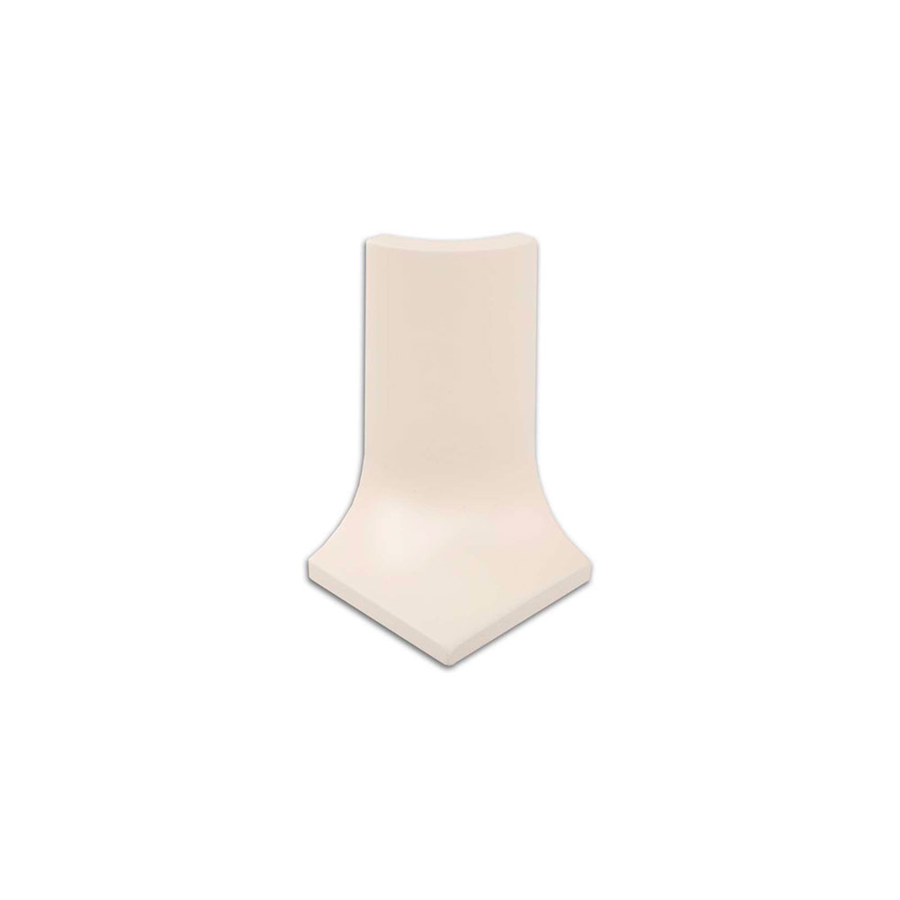 Sokkelflis Kant Aciker Beige Matt 12x8 cm